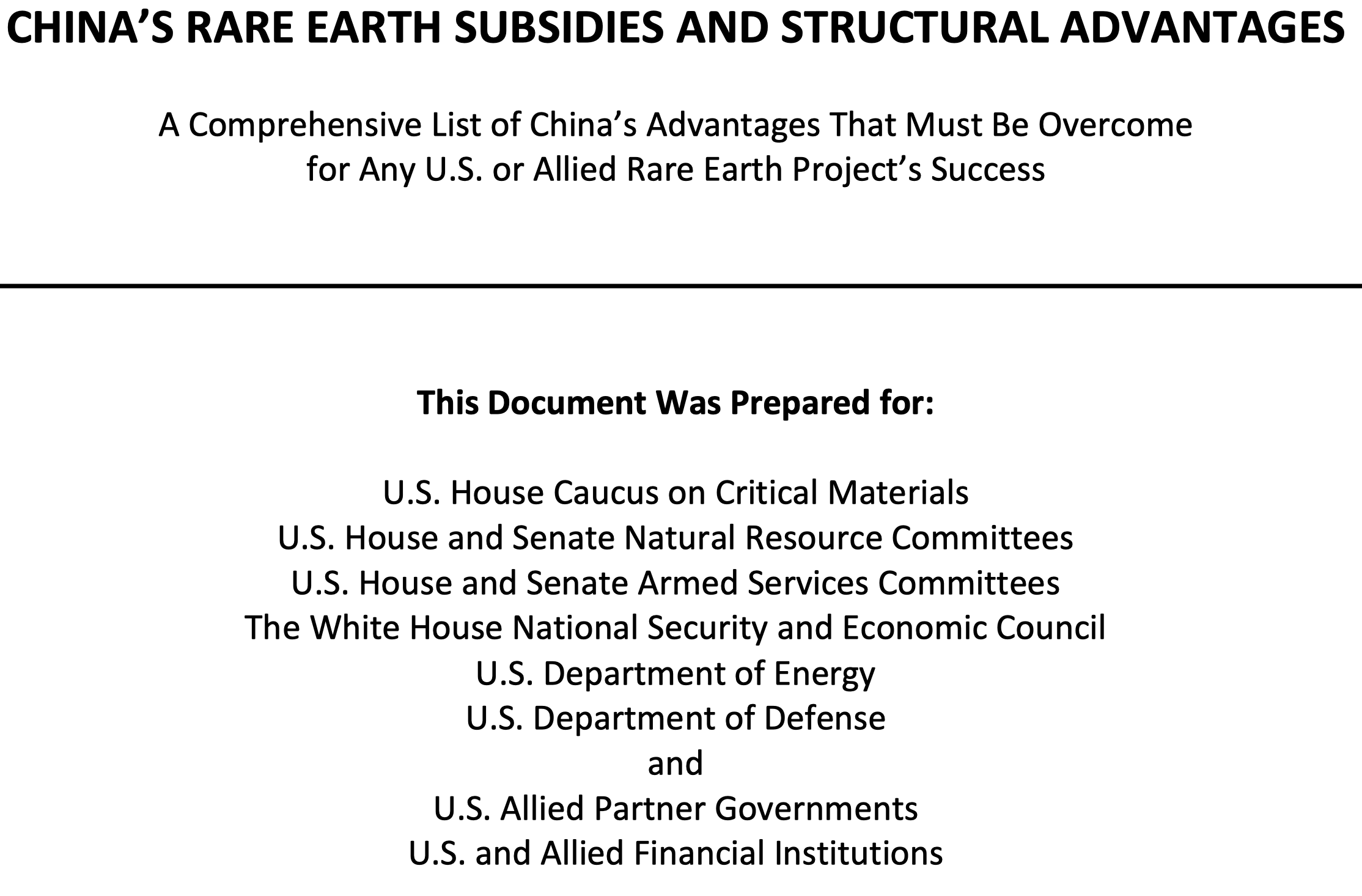 RE Subsidies and Structural Advantages